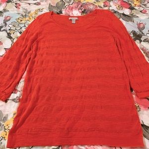 Banana Republic orange sweater top